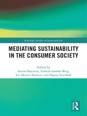 cover image of Mediating Sustainability in the Consumer Society